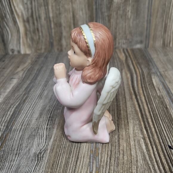 Vintage Homco Angel 1412, Precious Prayers Girl Figurine - Picture 4 of 6